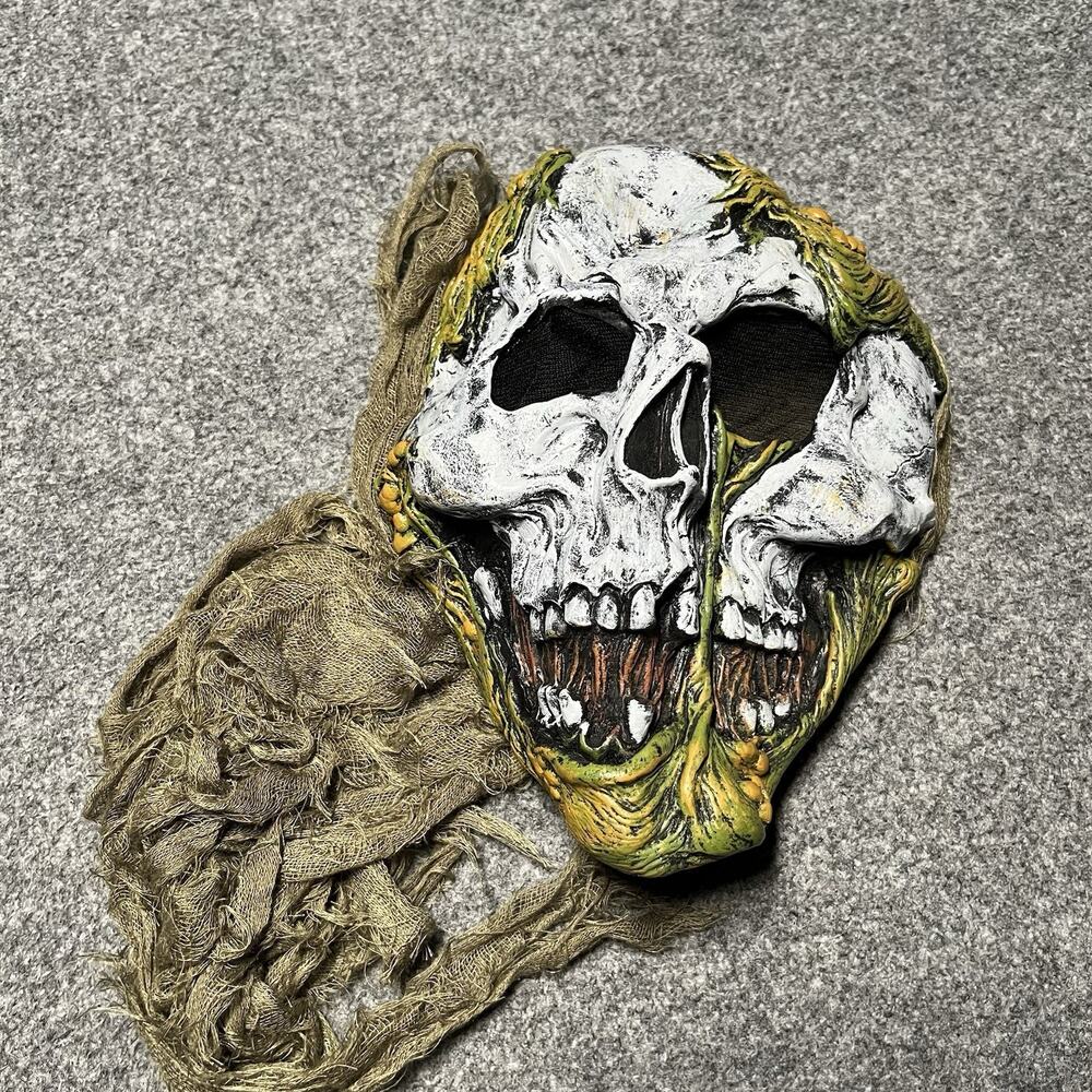 Vintage Easter Unlimited EU Mask Unisex OSFM Zombie Skull Halloween